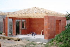 Fermettes sur chantier