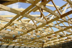 Fermettes sur chantier