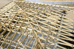 Fermettes sur chantier