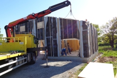 Grutage panneaux ossature bois