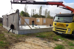 Grutage panneaux ossature bois