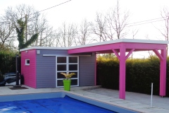 abri jardin bardage bois