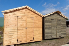 abri jardin bardage bois