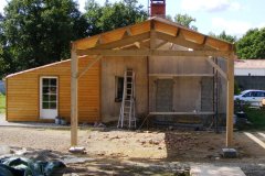 Extension en ossature bois