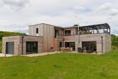 Maison en ossature et bardage bois