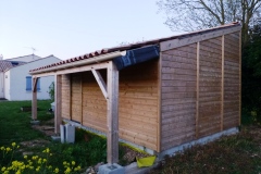 abri jardin bardage bois