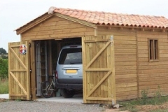 garage en ossature bois