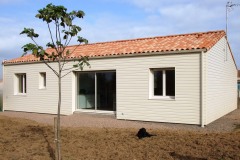 maison ossature bois
Bardage sur murs ossature bois