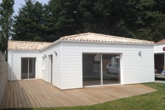 maison ossature bois
Bardage sur murs bois