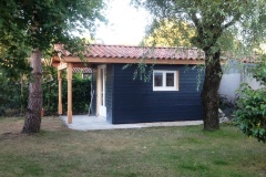 maison d'amis, en ossature bois