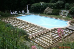Habillage terrasse bois