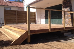 Habillage terrasse bois