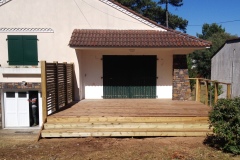 Habillage terrasse bois