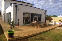 Habillage terrasse bois