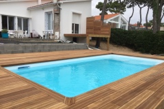 Habillage terrasse bois